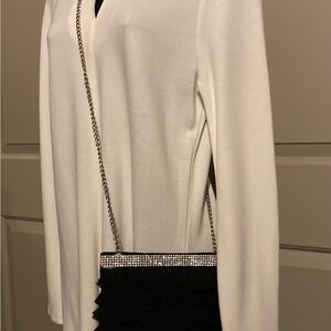 Elegant Black evening bag with Rhinestone Detail